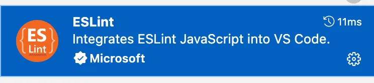 ESLint Extension для VS Code