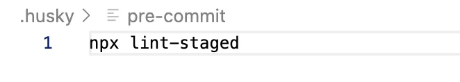 Изменяем файл конфигурации .husky.pre-commit